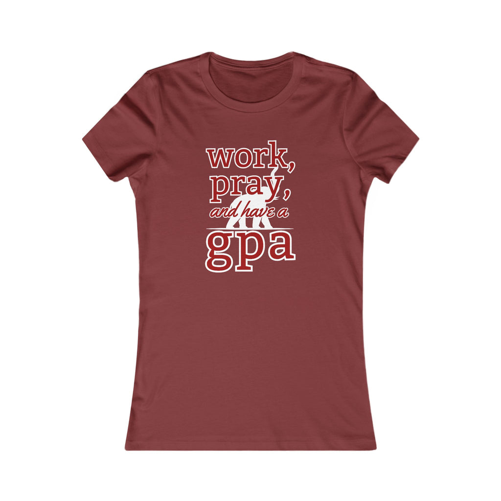 Delta Sigma Theta Work, Pray, GPA Women's Tee
