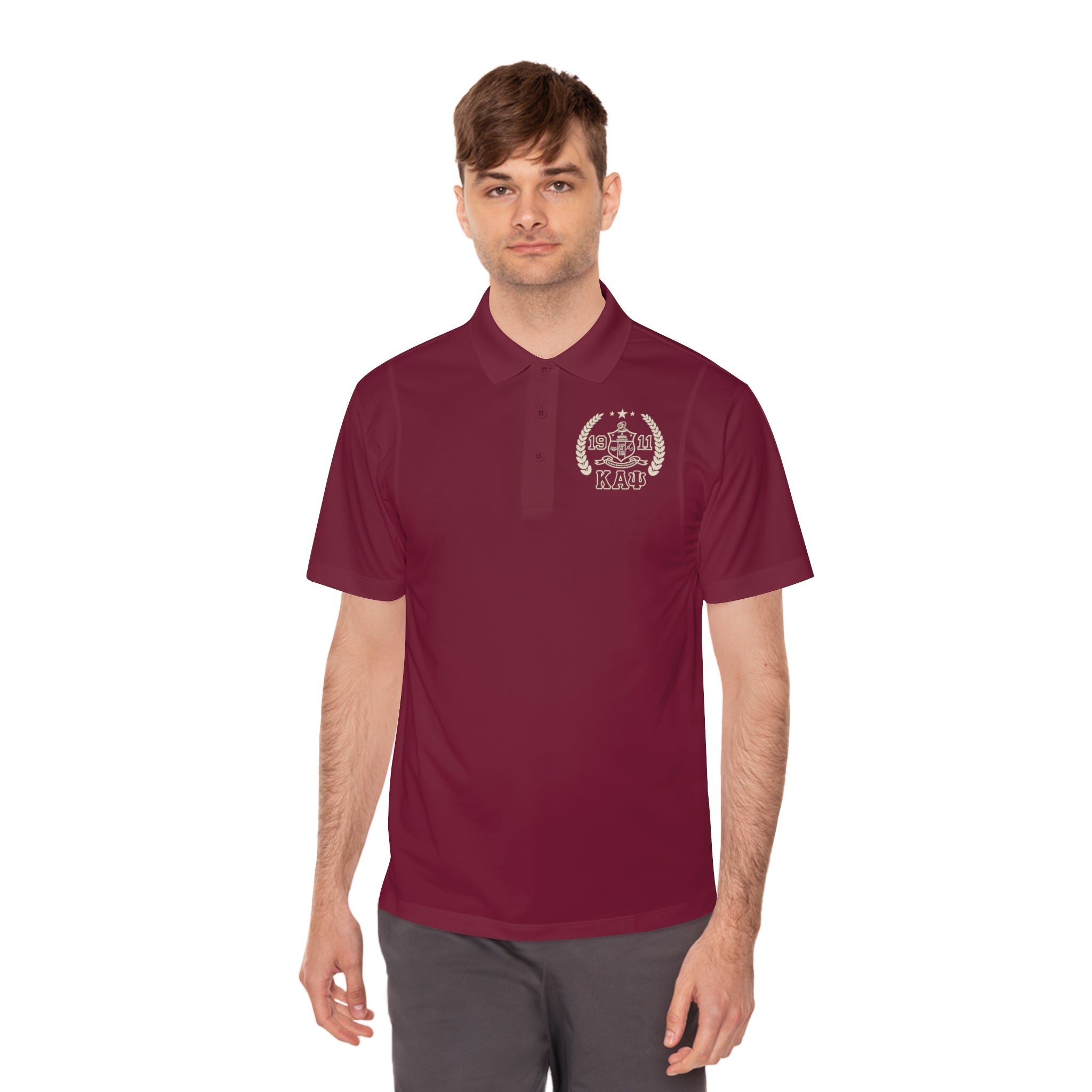 Kappa Alpha Psi 1911 Dri Fit Men's Sports Polo Shirt