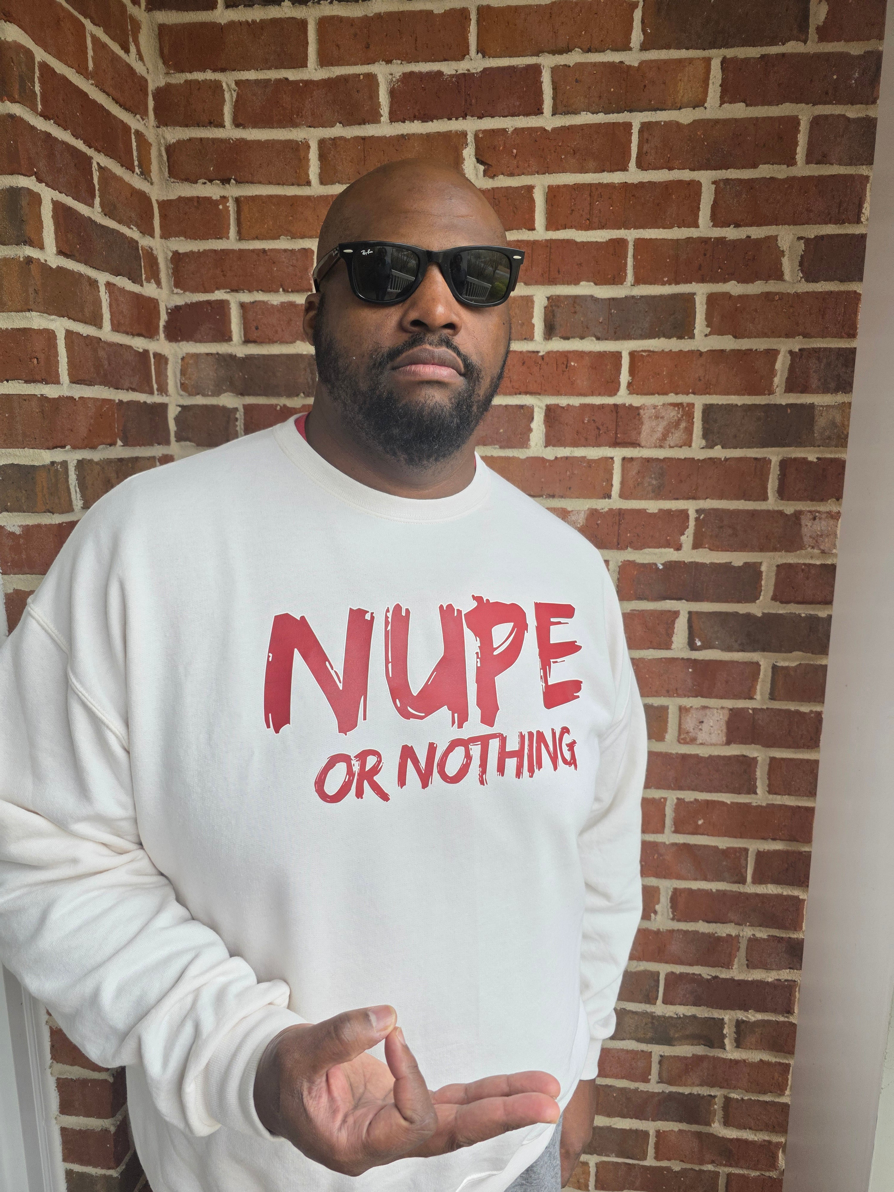 Kappa Alpha Psi Cream Nupe or Nothing Crewneck Sweatshirt