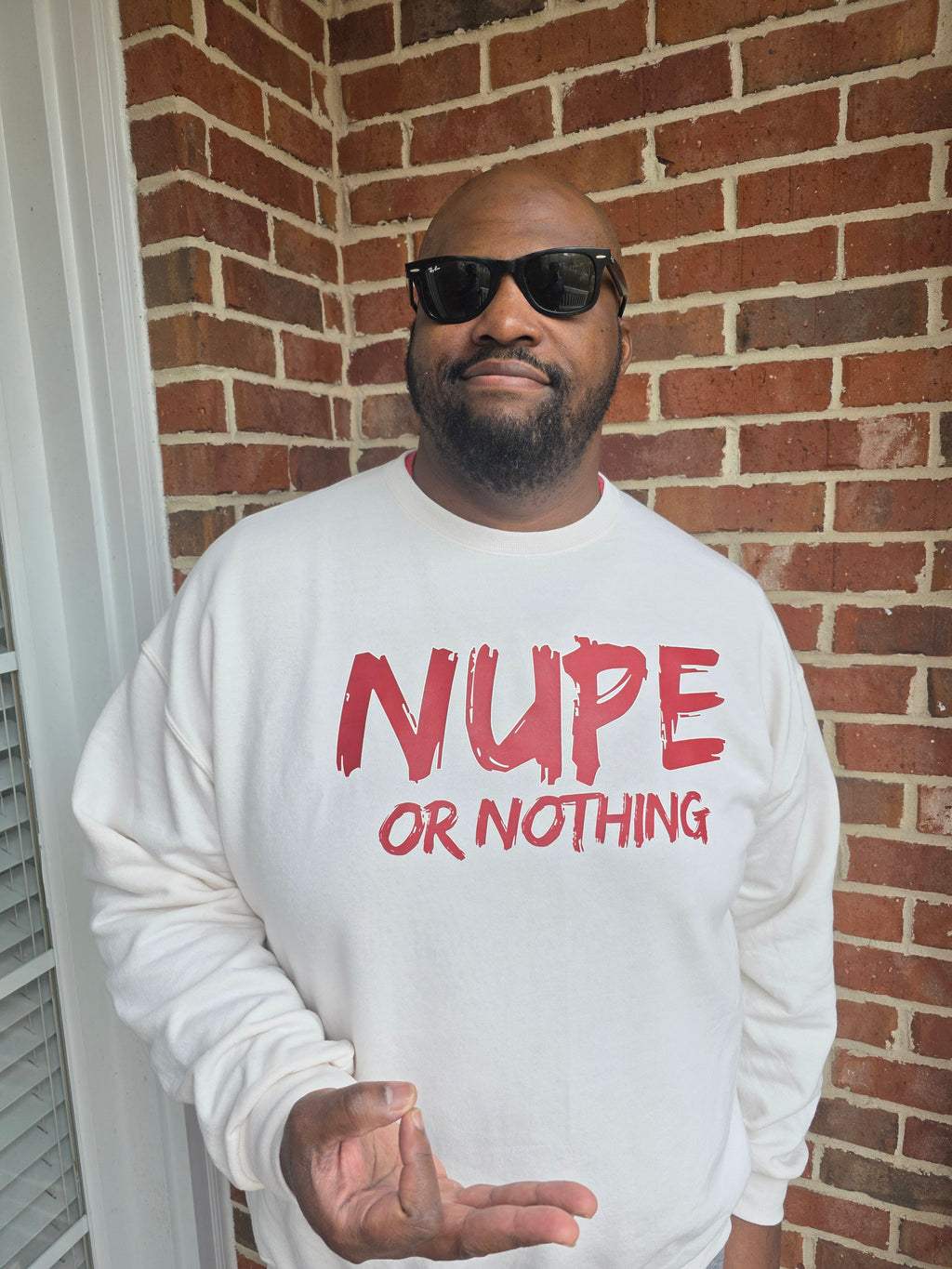 Kappa Alpha Psi Cream Nupe or Nothing Crewneck Sweatshirt