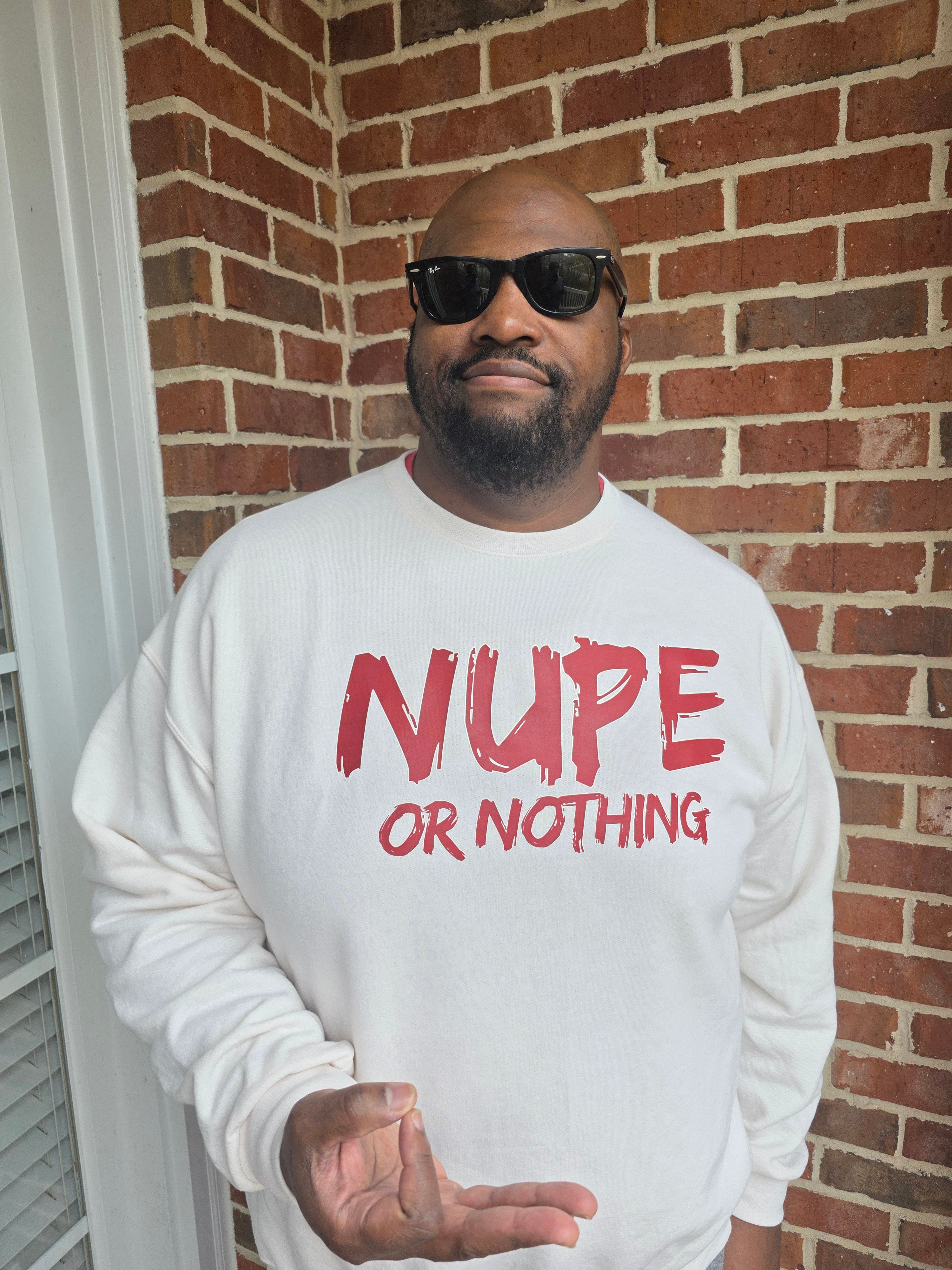 Kappa Alpha Psi Cream Nupe or Nothing Crewneck Sweatshirt