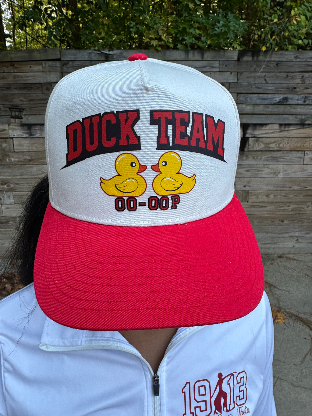 Duck Team 1913 Two Tone Cream Snapback Baseball Hat