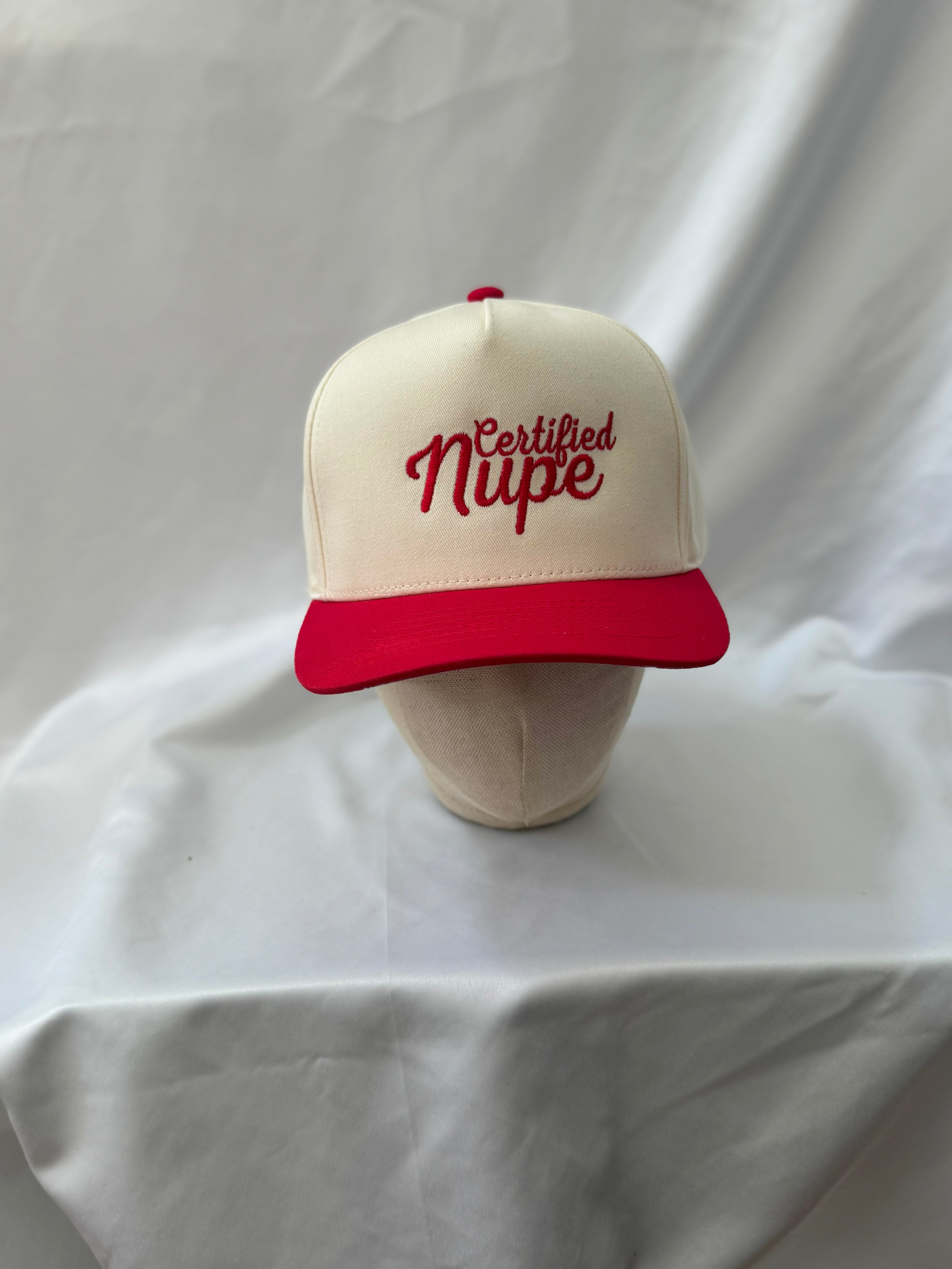 Certified Nupe Embroidered Two Tone Hat