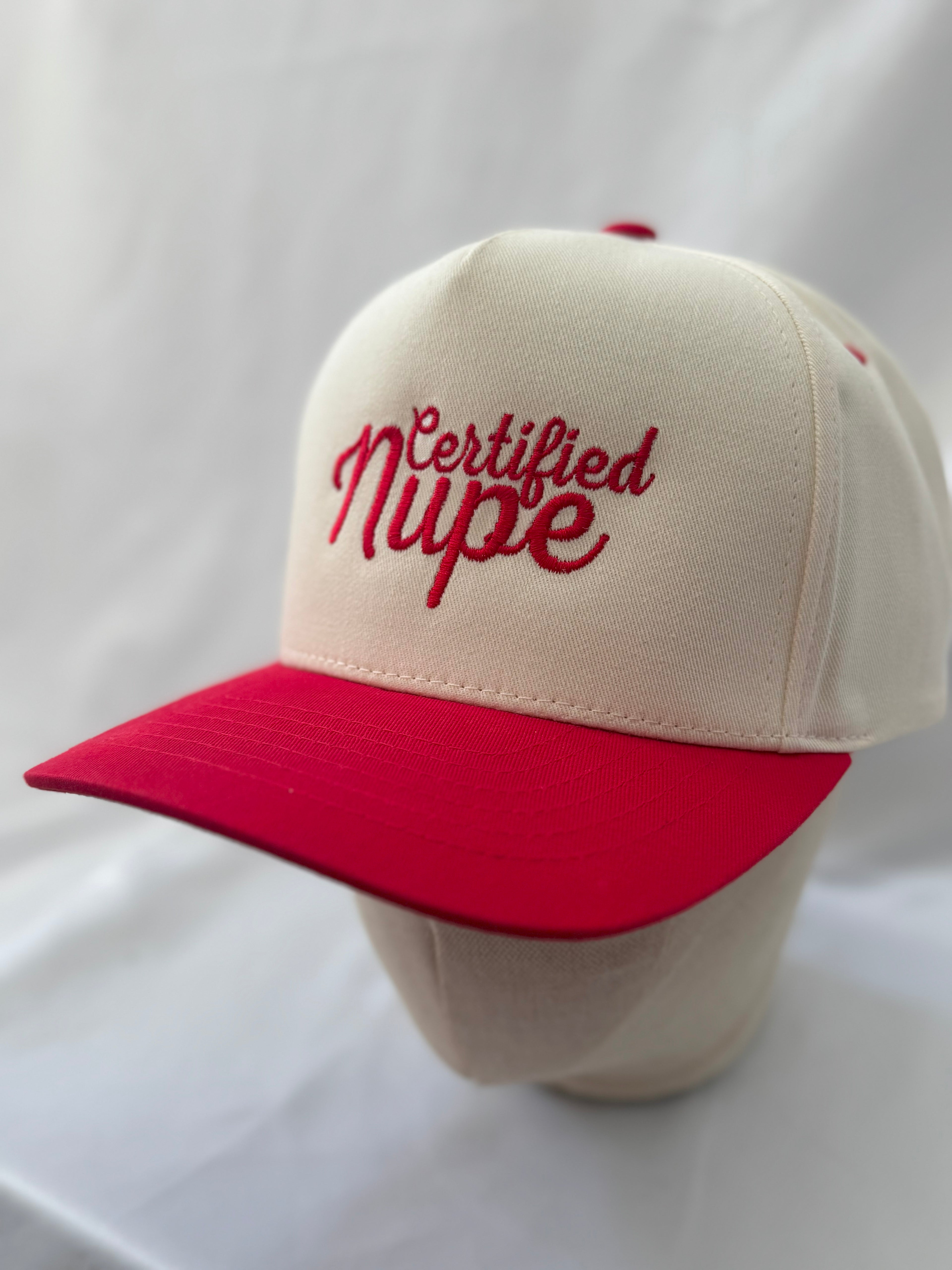 Certified Nupe Embroidered Two Tone Hat