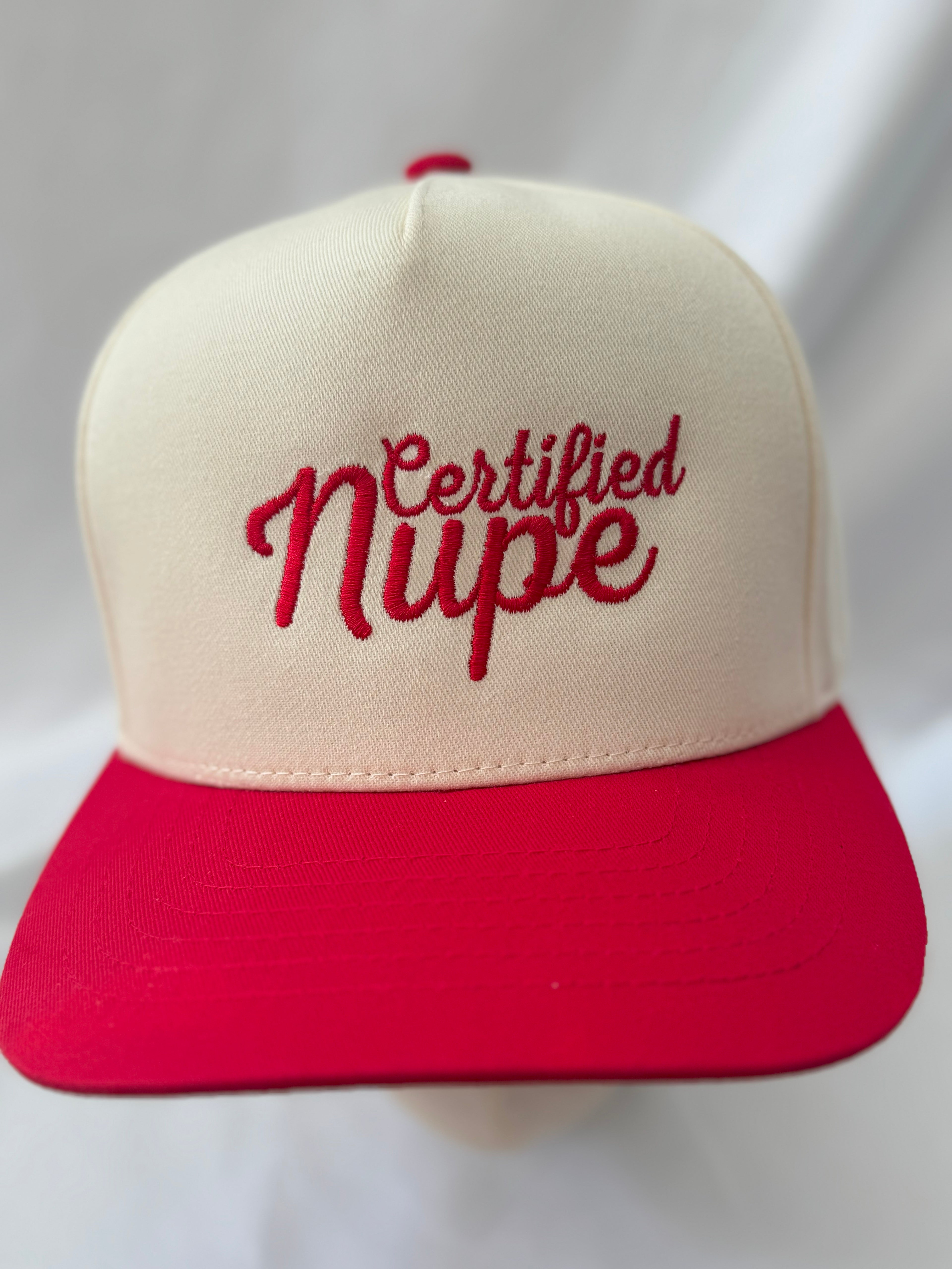 Certified Nupe Embroidered Two Tone Hat