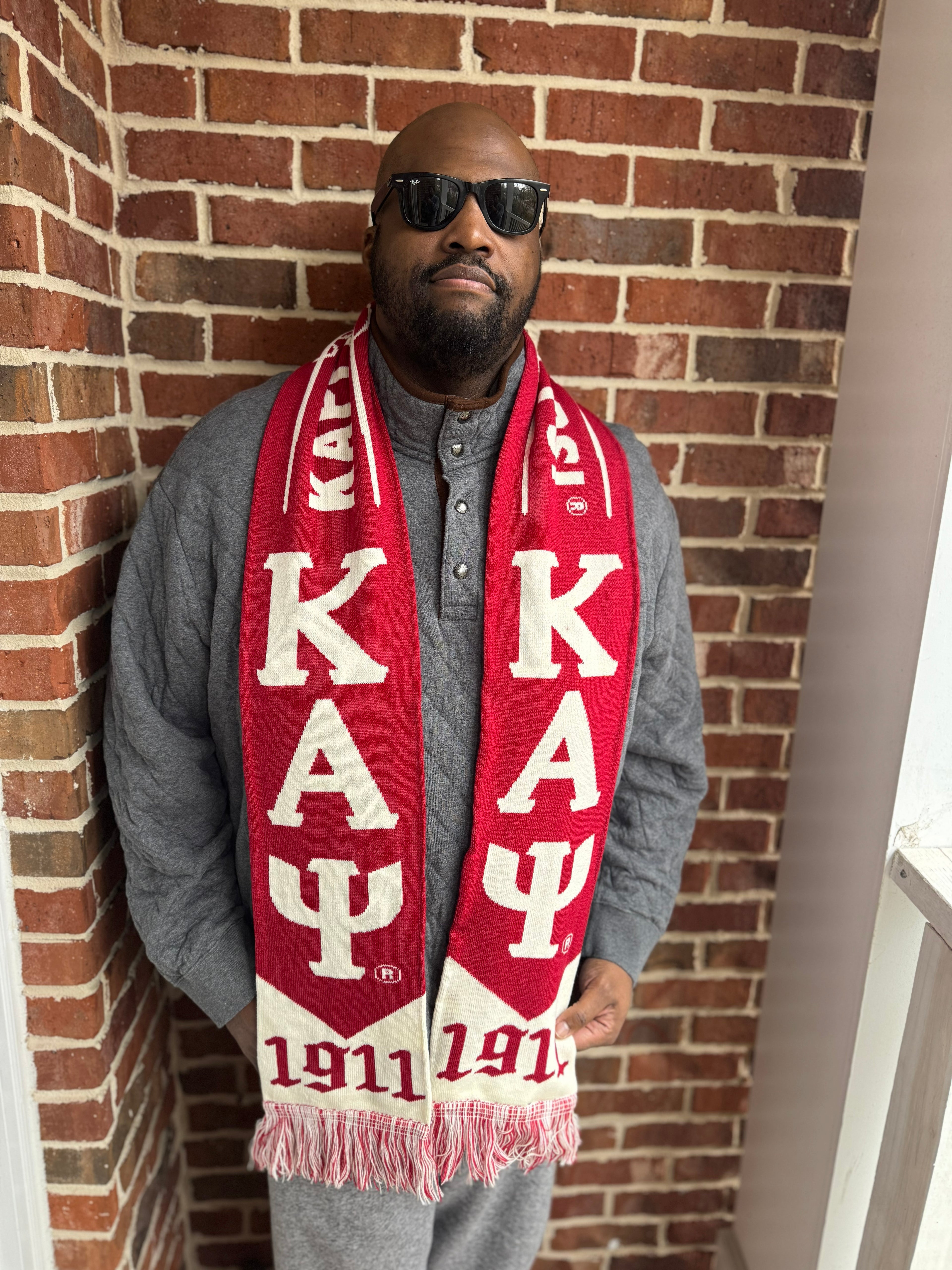 Kappa Alpha Psi 80 X 7 Crimson Inch Scarf