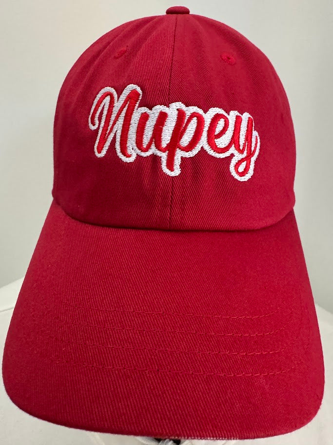 Kappa Alpha Psi Red Nupey Embroidered Dad Cap