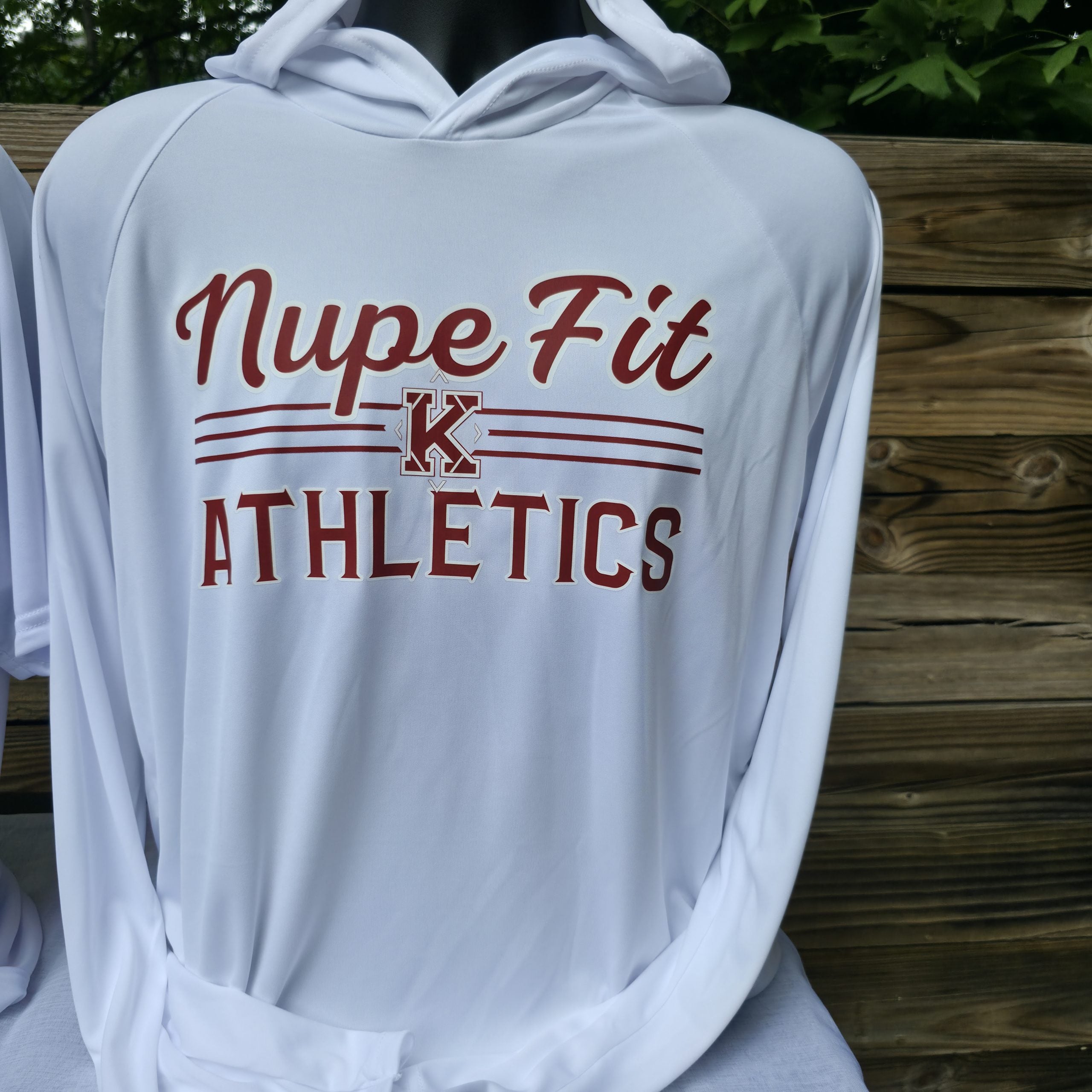 Nupe Fit Long Sleeve Hooded Tee image 1
