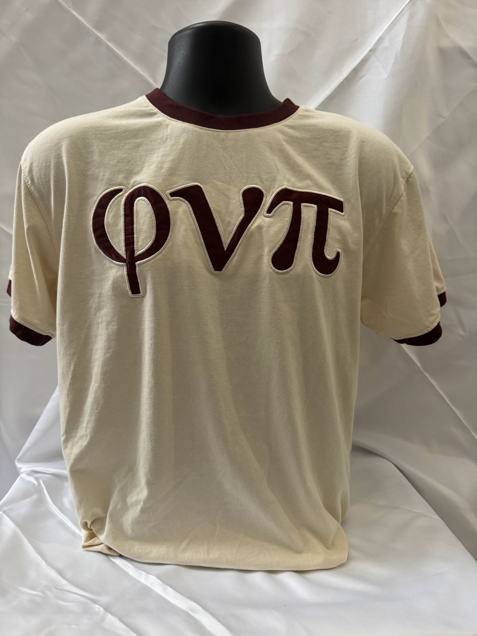 Kappa Alpha Psi Phi Nu Pi Cream Ringer Tee image 0