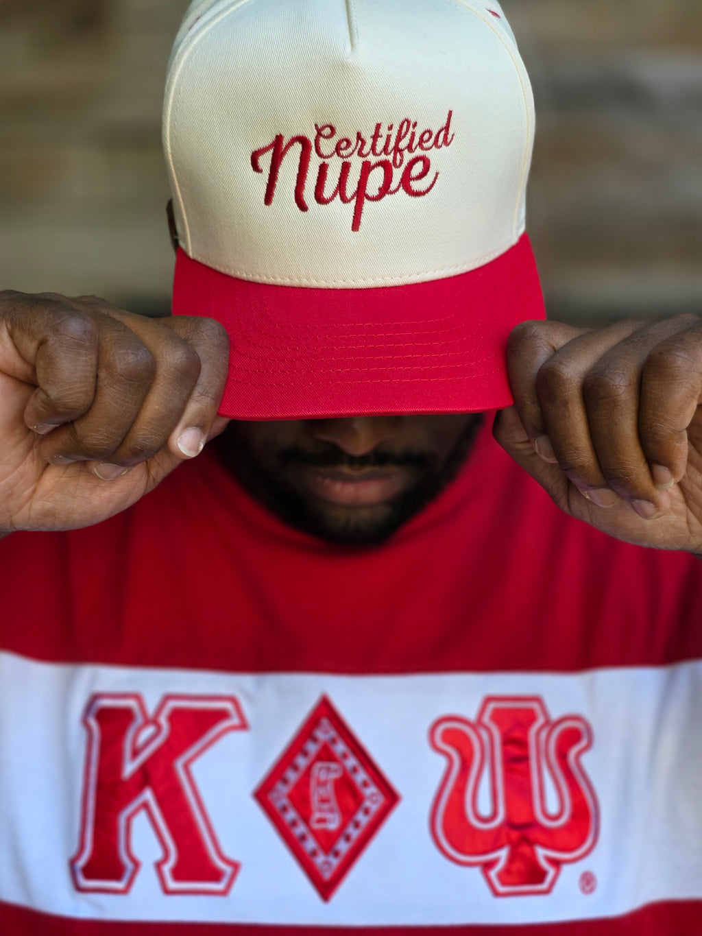 Certified Nupe Embroidered Two Tone Hat