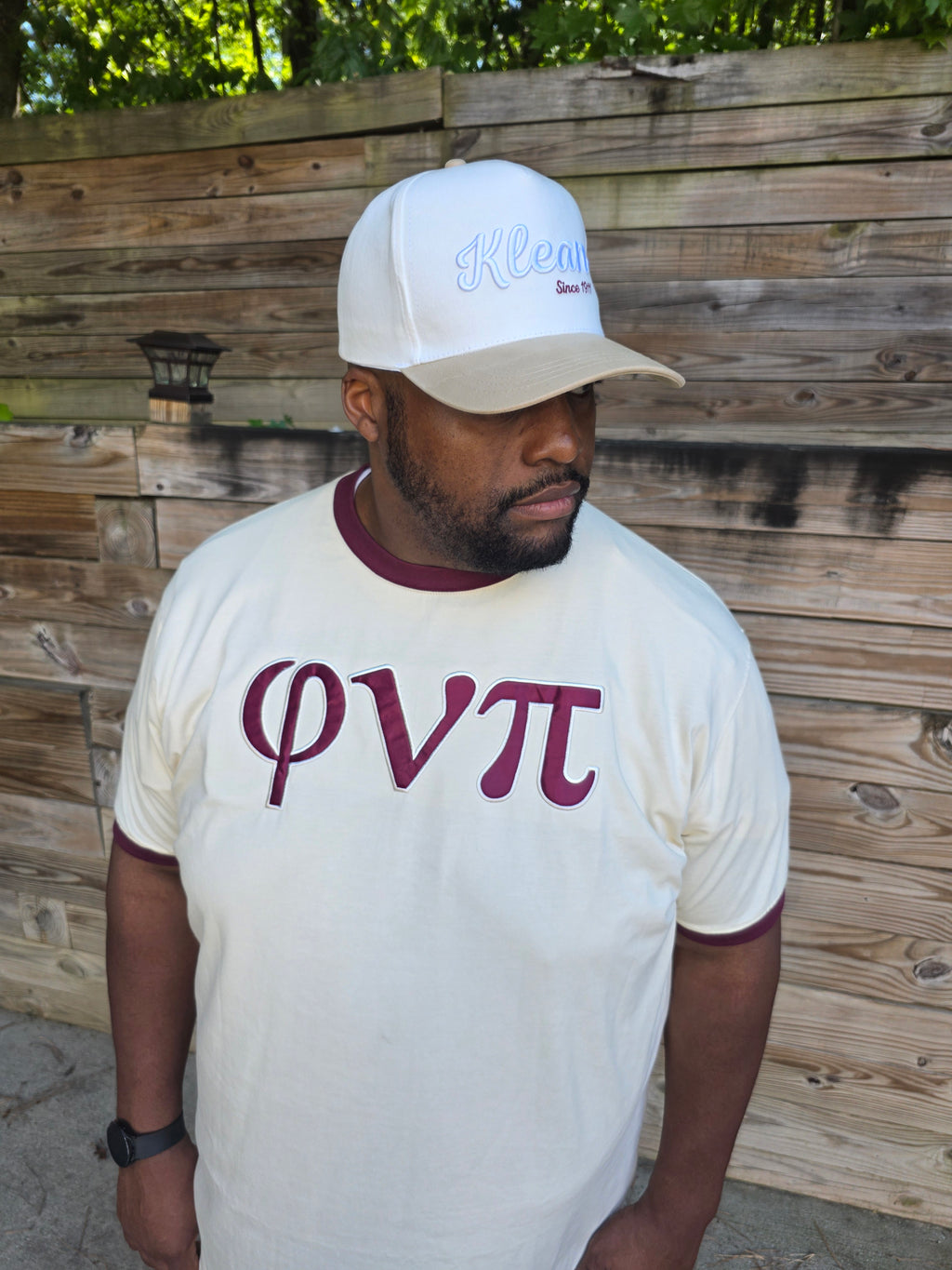 Kappa Alpha Psi Phi Nu Pi Cream Ringer Tee