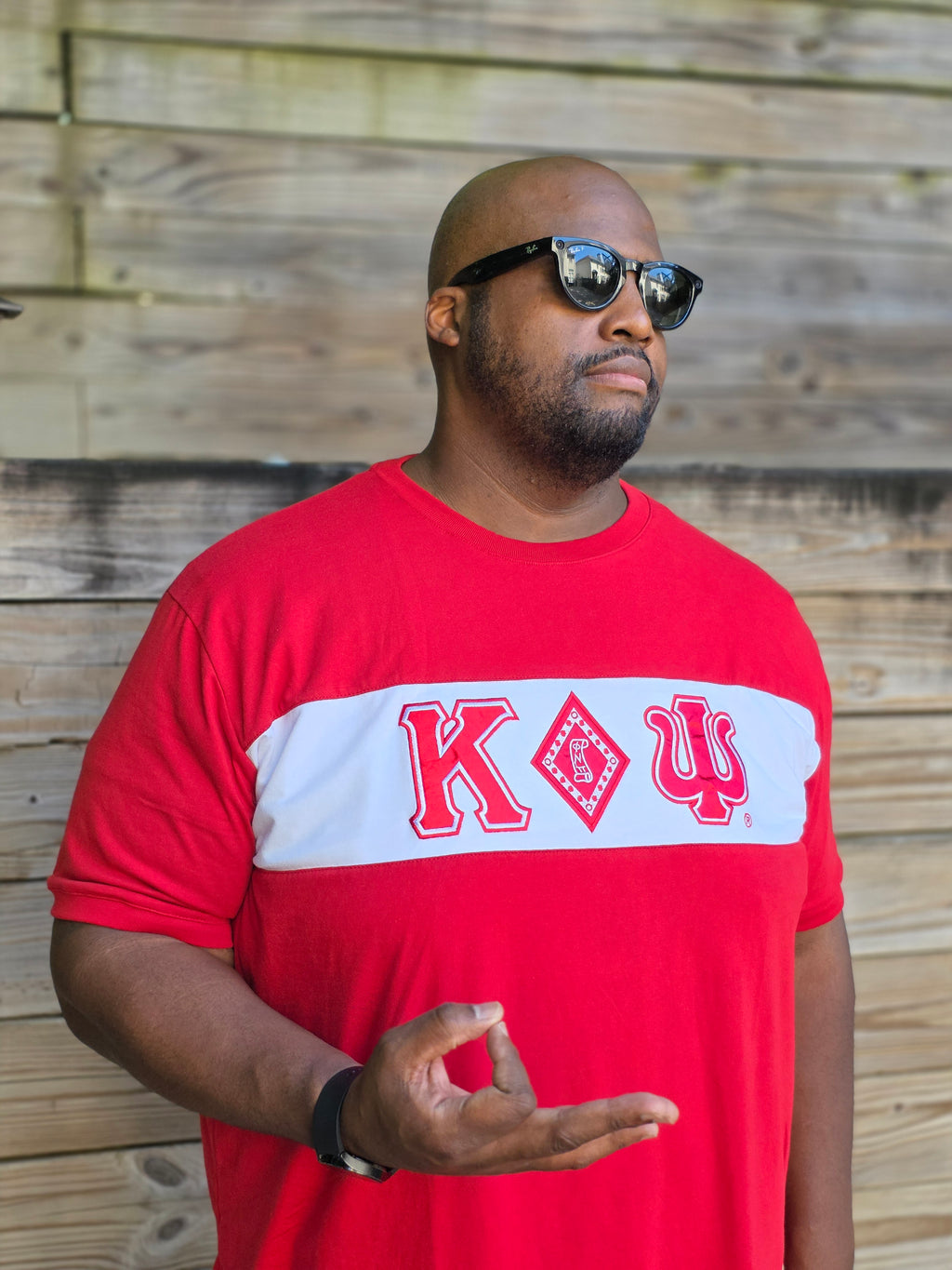 Kappa Alpha Psi Diamond Premium Embroidered T-Shirt