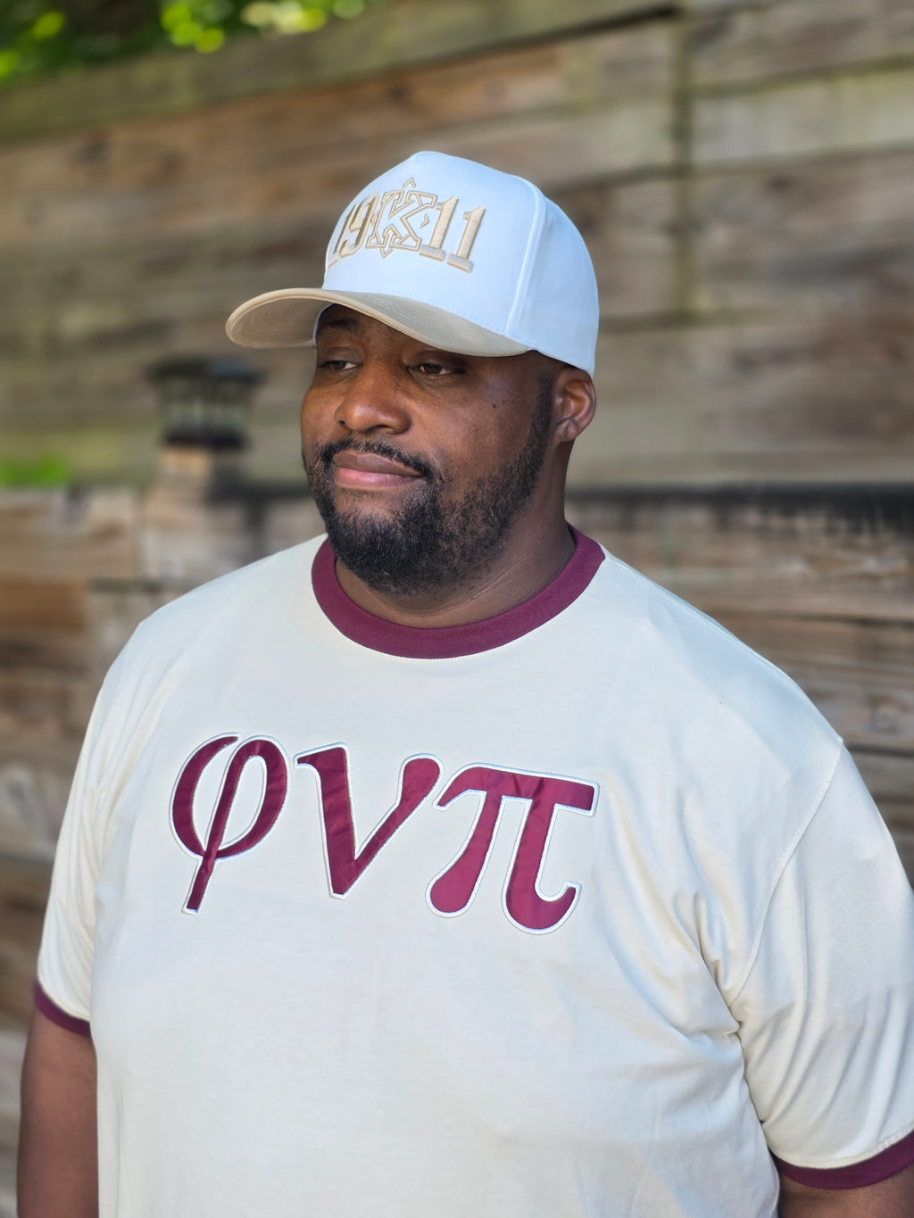 Kappa Alpha Psi Phi Nu Pi Cream Ringer Tee