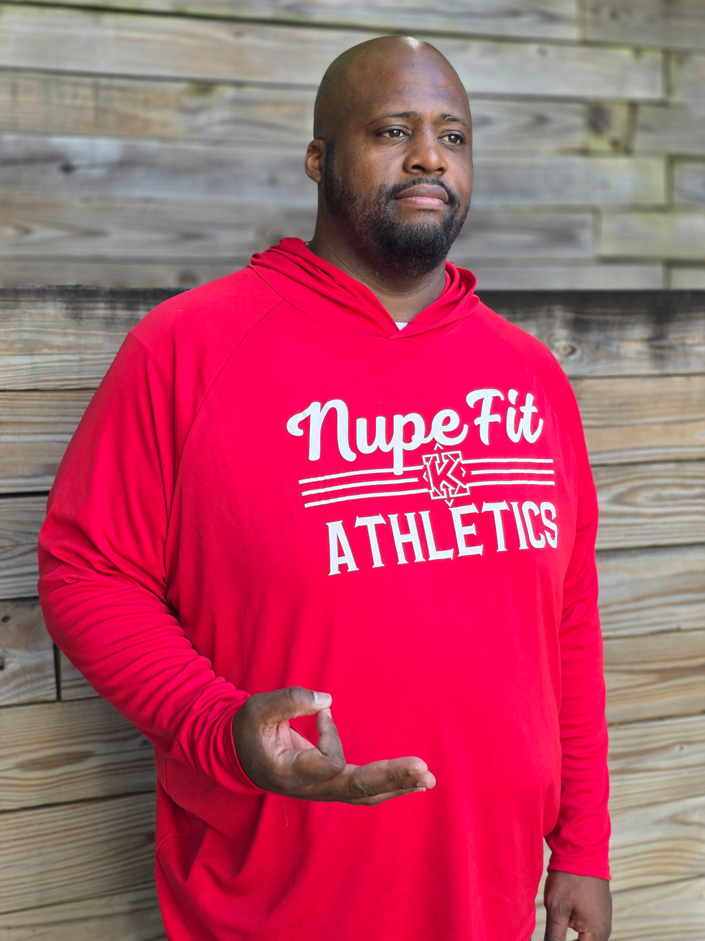 Nupe Fit Long Sleeve Hooded Tee